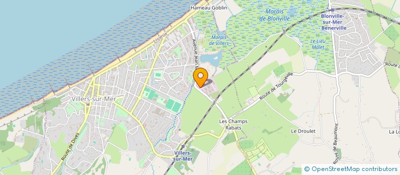 localisation de l'entreprise LE COURT GREGORY  VILLERS-SUR-MER