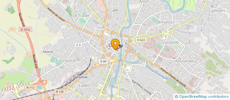localisation de l'entreprise LE COURTIER à CASTRES