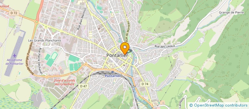 localisation de l'entreprise LE COURTIER PONTISSALIEN à PONTARLIER