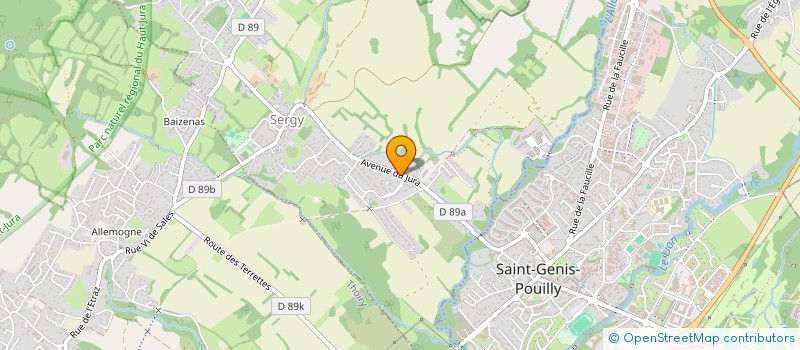 localisation de l'entreprise LE COURTY  SERGY