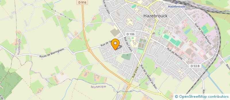 localisation de l'entreprise LE COUSSO  HAZEBROUCK