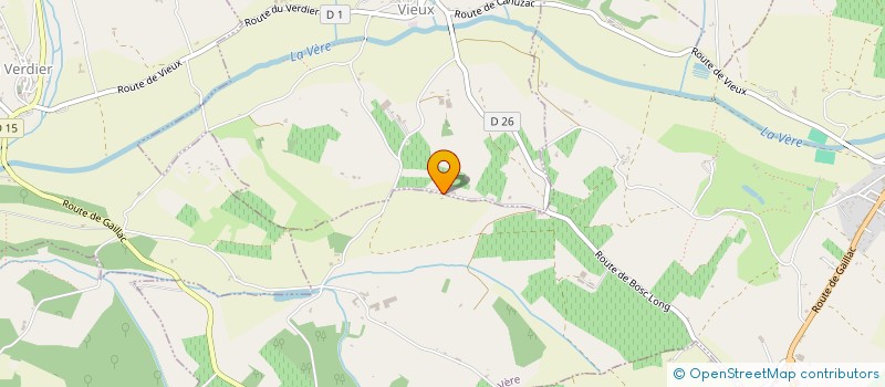 localisation de l'entreprise LE COUSTOU  CAHUZAC-SUR-VERE