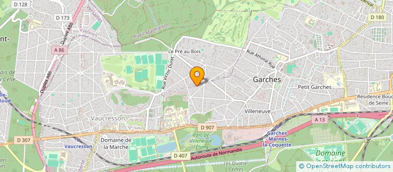 localisation de l'entreprise LE COUSTOU DE GARCHES à GARCHES