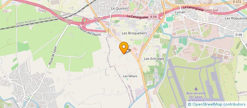 localisation de l'entreprise LE COUTAL  SALON-DE-PROVENCE