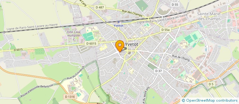 localisation de l'entreprise LE COUVENT  YVETOT