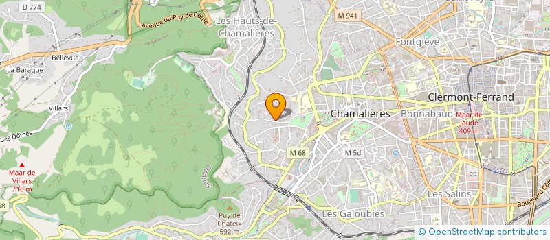 localisation de l'entreprise LE COUVIGE à CHAMALIERES