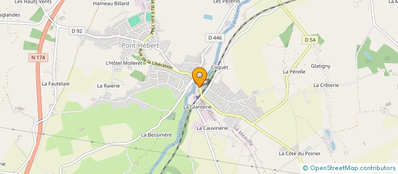 localisation de l'entreprise LE COUVINOIS  LA MEAUFFE