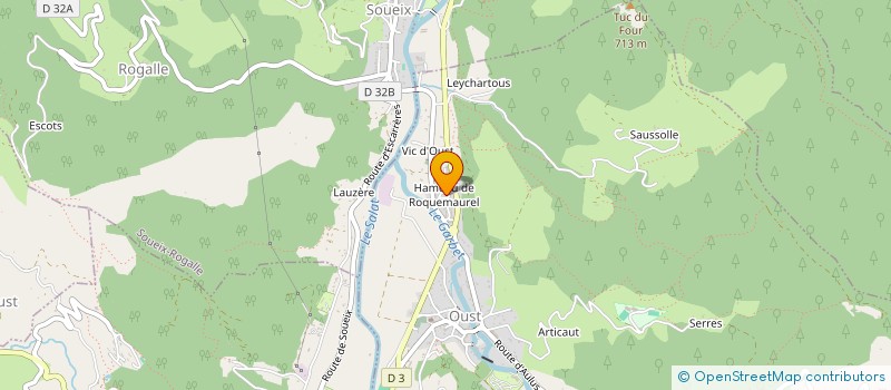 localisation de l'entreprise LE COUVREUR DU COIN à OUST