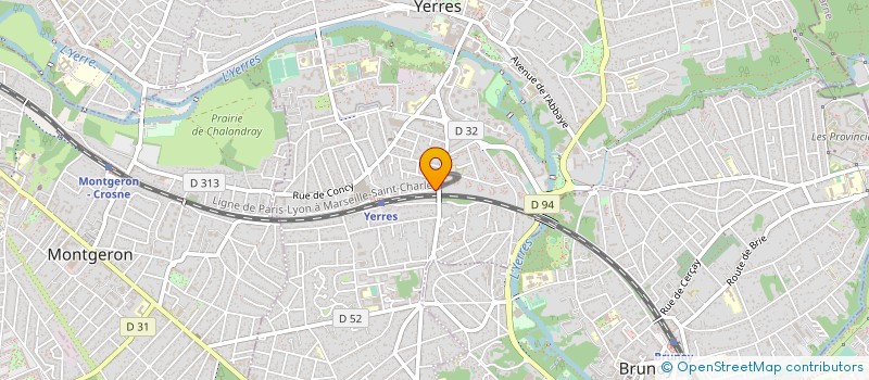 localisation de l'entreprise LE COUVREUR DU VAL D'YERRES à YERRES