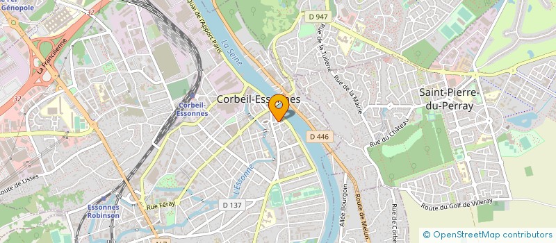 localisation de l'entreprise LE COUVREUR SARL à CORBEIL-ESSONNES