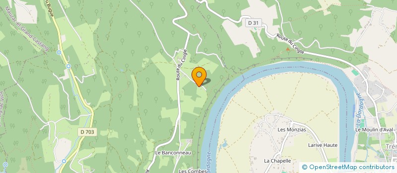 localisation de l'entreprise LE COUZOPHONE  COUZE-ET-SAINT-FRONT