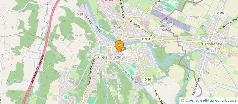 localisation de l'entreprise LE COWORK GAMBETTA  AIRE-SUR-L'ADOUR