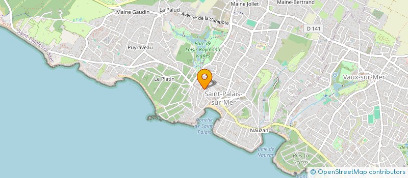 localisation de l'entreprise LE COYOTE  SAINT-PALAIS-SUR-MER