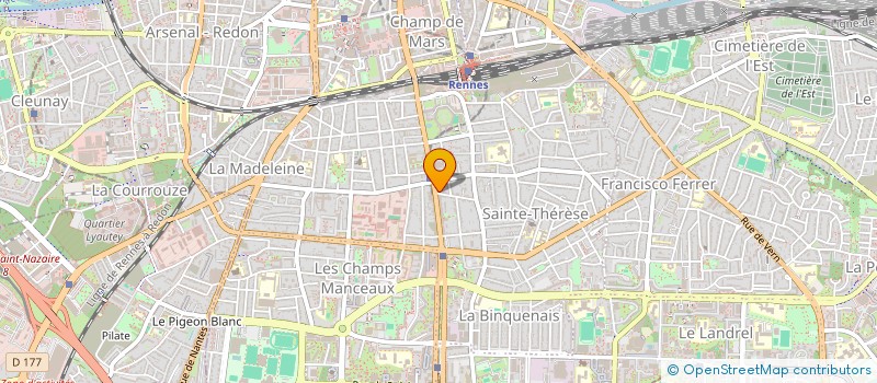 localisation de l'entreprise LE COZIC à RENNES