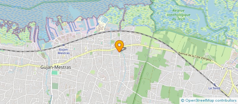 localisation de l'entreprise LE CRABE ET LES COCCINELLES  GUJAN-MESTRAS