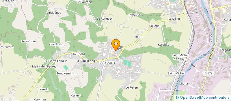 localisation de l'entreprise LE CRACKOS  LE SOURN