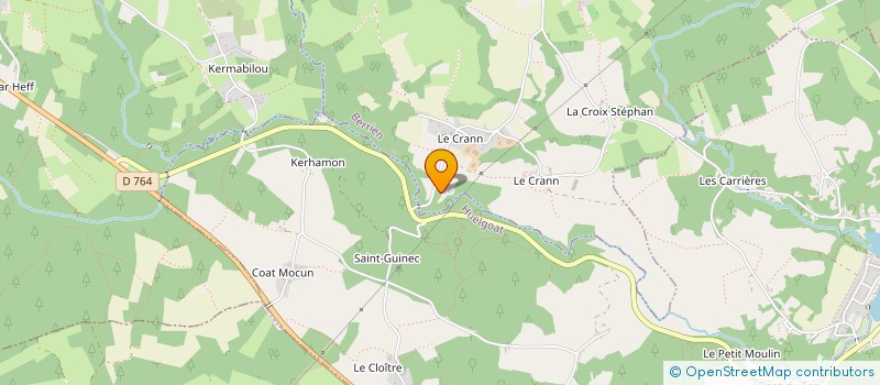 localisation de l'entreprise LE CRANN VRAZ à BERRIEN