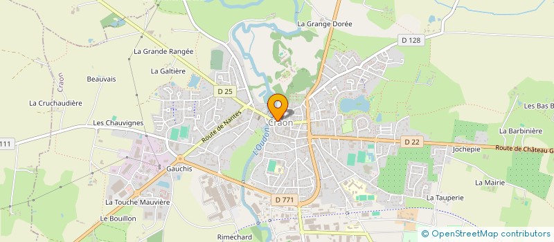 localisation de l'entreprise LE CRAON  CRAON