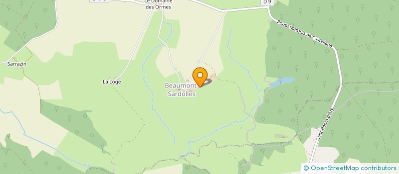 localisation de l'entreprise LE CRAPAUD SONNEUR à BEAUMONT-SARDOLLES