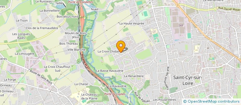 localisation de l'entreprise LE CREATIVE SWEATSHOP à SAINT-CYR-SUR-LOIRE
