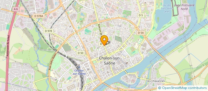 localisation de l'entreprise LE CREDIT CHALONNAIS à CHALON-SUR-SAONE