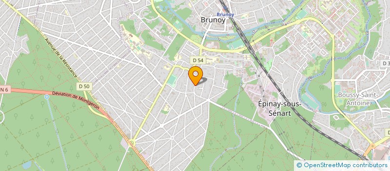 localisation de l'entreprise LE CREDO à BRUNOY
