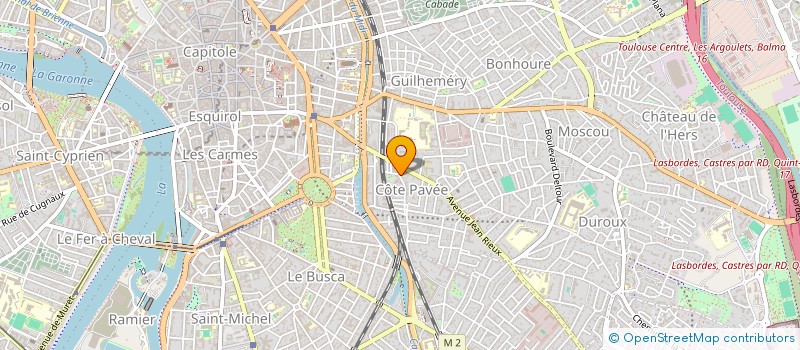 localisation de l'entreprise LE CREM'INSTITUT à TOULOUSE