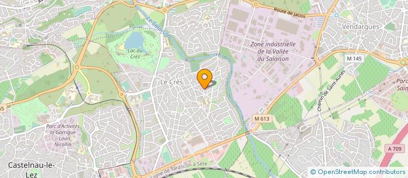 localisation de l'entreprise LE CRES HANDBALL à LE CRES