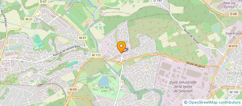 localisation de l'entreprise LE CRES ORTHODONTIE  LE CRES