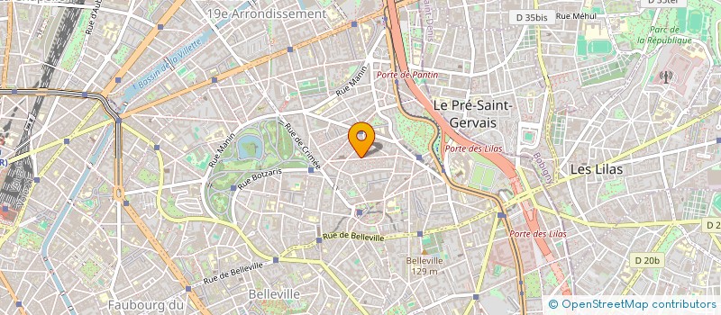 localisation de l'entreprise LE CRET  PARIS