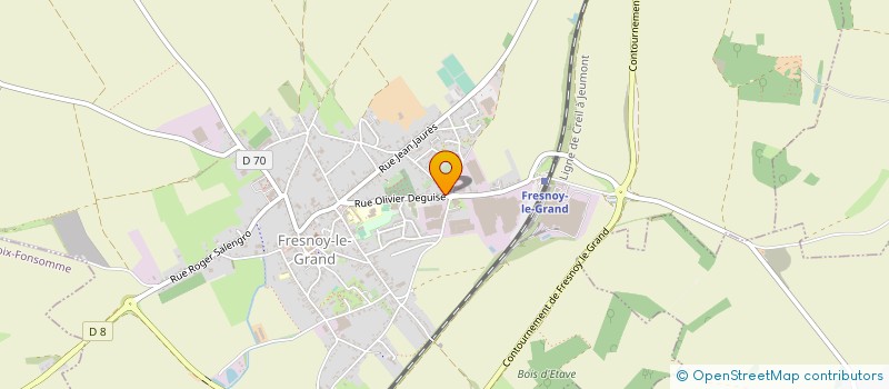 localisation de l'entreprise LE CREUSET FRANCE  FRESNOY-LE-GRAND