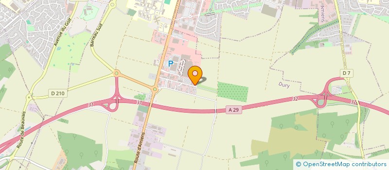 localisation de l'entreprise LE CREUSOT HENRI  AMIENS