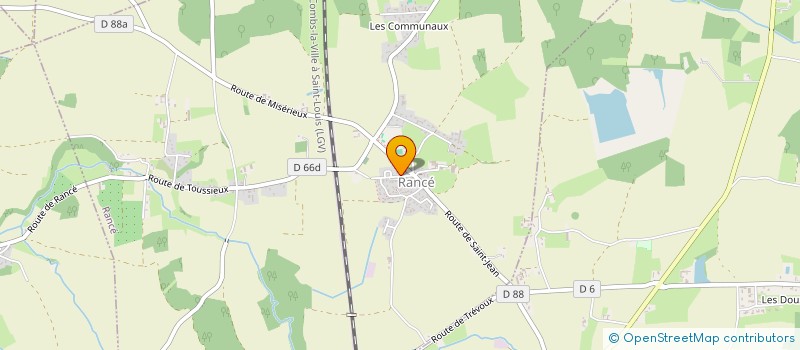 localisation de l'entreprise LE CREUX DU LOUP à RANCE