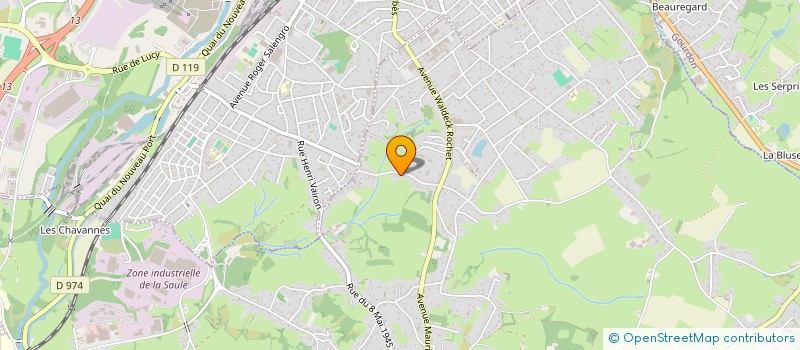 localisation de l'entreprise LE CREUX SAILLOT  SAINT-VALLIER