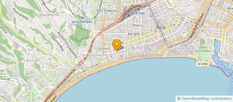 localisation de l'entreprise LE CRI COLLECTIF  NICE