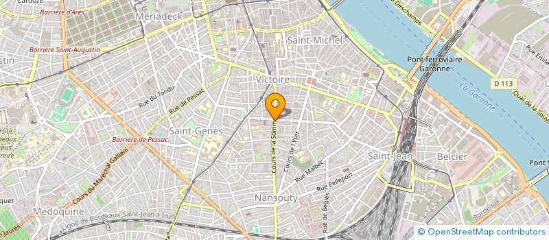 localisation de l'entreprise LE CRI DU CAIMAN  BORDEAUX