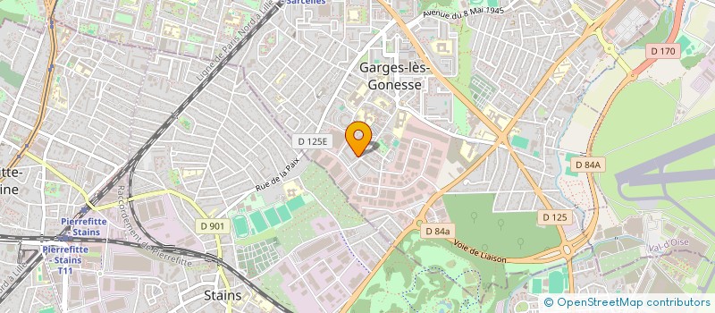 localisation de l'entreprise LE CRI DU COEUR à GARGES-LES-GONESSE