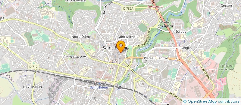 localisation de l'entreprise LE CRI DU KACHU à SAINT-BRIEUC