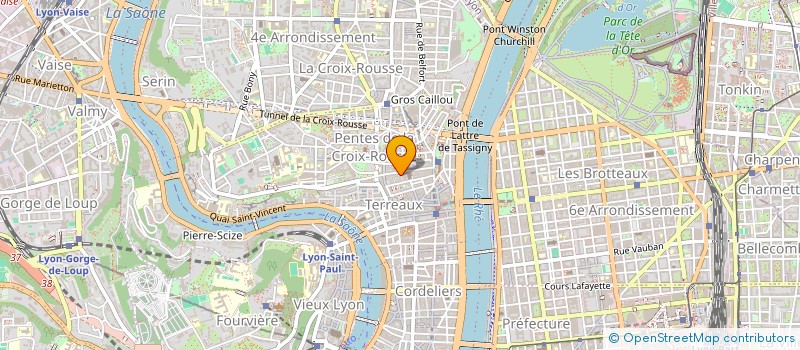 localisation de l'entreprise LE CRI DU PAON à LYON