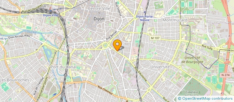 localisation de l'entreprise LE CRIART à DIJON