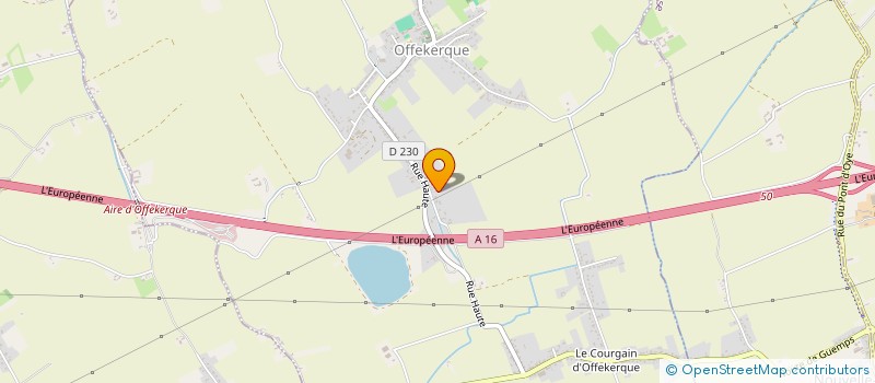 localisation de l'entreprise LE CRIN  OFFEKERQUE