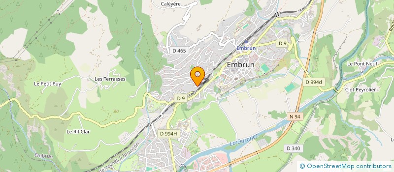 localisation de l'entreprise LE CRISTAL B  EMBRUN