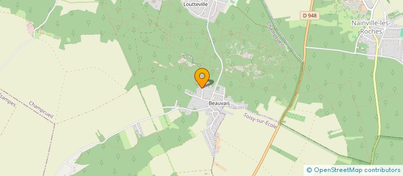localisation de l'entreprise LE CRISTAL UN à CHAMPCUEIL