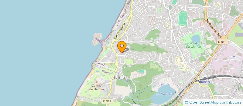 localisation de l'entreprise LE CRISTOBAL à BIARRITZ