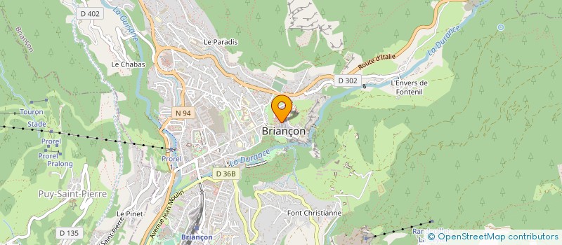 localisation de l'entreprise LE CRISTOL à BRIANCON