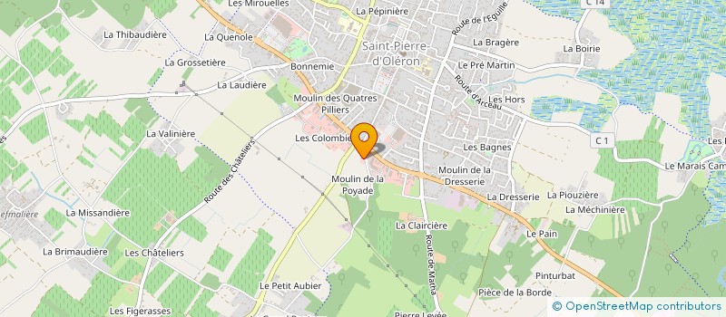 localisation de l'entreprise LE CROCODILE à SAINT-PIERRE-D OLERON