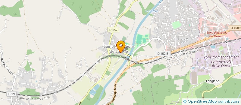 localisation de l'entreprise LE CROCODILE GOURMAND  SAINT-PANTALEON-DE-LARCHE