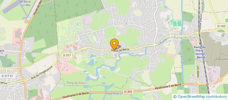 localisation de l'entreprise LE CROISILLON  RANG-DU-FLIERS