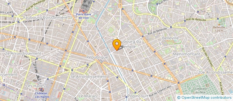 localisation de l'entreprise LE CROISSANT D'OR  PARIS