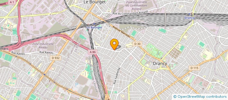 localisation de l'entreprise LE CROISSANT FRANCAIS à DRANCY